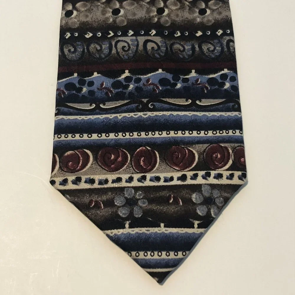 3 Jerry Garcia Grateful Dead 100% Silk Ties 1996 Hieroglyphics Col. 25 Abstract